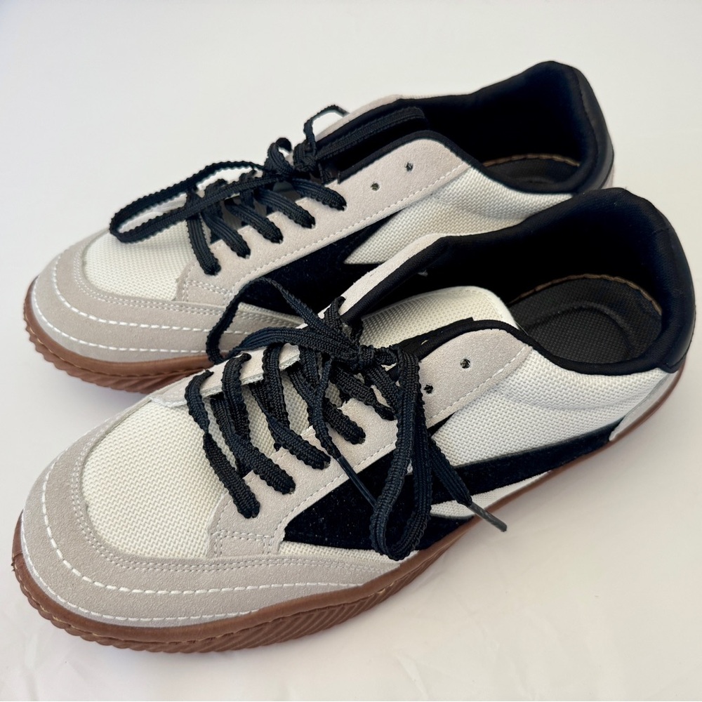 Olympism 1984 Retro Sneaker Men's Black and White Sneakers Hector Maden